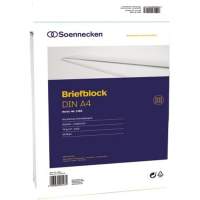 Soennecken letter pad 1383 DIN A4 70g wood-free 50 sheets diamond-patterned white