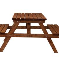 Picknicktisch XL 170 CM Holz Gartenmöbel
