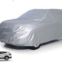 XXL Autoschutzhülle SUV groß Auto Abdeckung - Car Cover - Autoplane Silber Hülle Plane wasserdicht - Autoabdeckung
