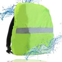 Universal Rucksackschutz ca. 55x55 cm wasserdicht für Schulranzen - Regenschutz Regenhülle - ultrahell & starkreflektierend