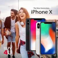 iPhone X 64GB, space gray, SIM & iCloud free, as NEW, incl. packaging + accessories, 12 months warranty