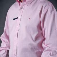 Tommy Hilfiger men shirt pink smooth size M