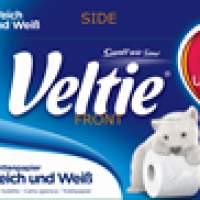 Toilettenpapier Veltie Soft & White, 8 Rollen, 3 lagig