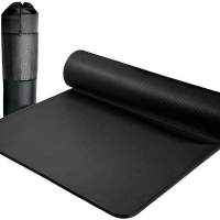 Tapis de yoga MICV tapis de gymnastique antidérapant tapis de sport épais tapis d'entraînement en caoutchouc naturel 183cmx61cmx