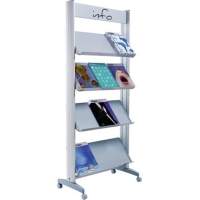 Paperflow brochure stand 12.A4TM.35 12 compartments metal