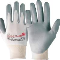 Handschuhe Camapur Comfort 619 Gr.9 weiß/grau Polyamid mitPUR EN 388 10 Paar