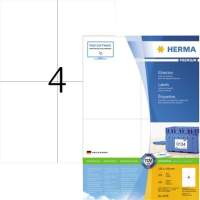 HERMA label PREMIUM 4676 105x148mm white 400 pieces/pack.