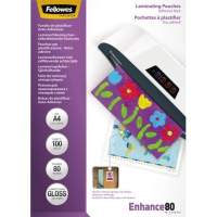 Fellowes Laminierfolie Enhance 80 5302202 DIN A4 glänzend 100 St./Pack.