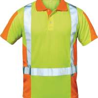 High visibility polo shirt Zwolle Gr. XXL, yellow/orange
