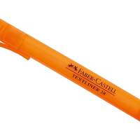 FABER CASTELL Textmarker Textliner 38 mit Clip orange 10er pack