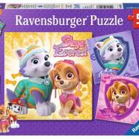Ravensburger Puzzle: Enchanting Dog Girls 3x49 pieces