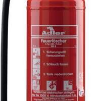 Fire extinguisher PD12G 12kg fire class A/B/C with embers powder with wall bracket