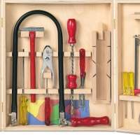 PEBARO fretsaw cabinet including tools