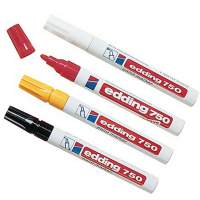 Paint marker EDDING 750 red bullet tip line B.ca.2-4mm, 10 pieces