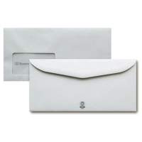Soennecken envelopes with window 14x229mm gray 1,000 pcs./pack.