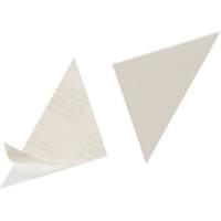 DURABLE triangular bag Cornerfix 75x75mm self-adhesive transparent 100 pcs./pack.