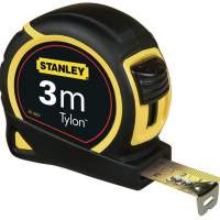 Tylon tape measure L.8m W.25mm accuracy II with stop button/Stanley belt clip