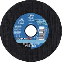 PFERD cutting disc SGP STEELOX, D125x1mm straight, INOX, bore 22.23mm, 25 pieces