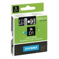 DYMO tape cassette D1 S0720610 12mmx7m white on black