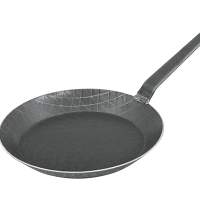 TURK frying pan wrought iron with hook handle Ø28cm black