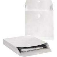 Tyvek folder archive sleeve 295x320x85mm 8cm Velcro white