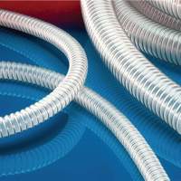 Suction delivery hose AIRDUC® PUR-INOX 355 FOOD-AS ID 125mm OD 136mm L.10m
