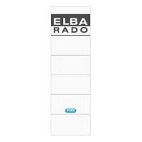 ELBA Ordneretikett breit/kurz 59 x 190mm sk weiß 10 St./Pack.