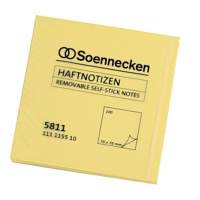 Soennecken sticky note 5811 76x76mm 100 sheets yellow
