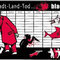 black stories - Stadt Land Tod, 50 Blatt mit Spielanleitung, 1 Block