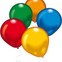 runde Ballons Umfang 90- 100cm, 10 Stück im Beutel