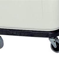 Chassis square black 4 wheels for all multi-purpose containers