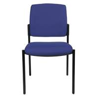 TOPSTAR visitor chair B to B 10 BB1000 G26 without armrests blue