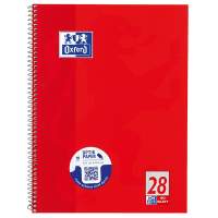 OXFORD college pad A4 squared 28 lines 80 sheets 10 pieces