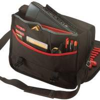 Werkzeugtasche schwarz/rot 320x400x130mm PLANO mit Lap-Top Fach
