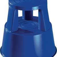 Rolling stool plastic blue H.425mmxD.unten 440mm Carrying capacity 150kg