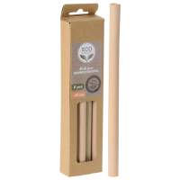 Bamboo drinking straw H20cm set of 8, 24 pack