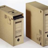 Leitz Archivbox 60860000 DIN A4 max. 116mm Wellpappe natronbraun