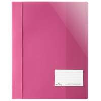 DURABLE A4 folders, extra strong, dark pink, pack of 25