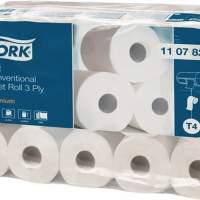 Tork toilet paper extra soft 3-ply T4 white 30 rolls of 250 sheets