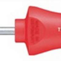 Screwdriver TX size 40x130mm total L.254mm round blade Matt chrome with multi-component handle