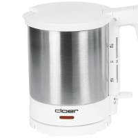 cloer Wasserkocher 1,5l, 1800W weiß/Edelstahl