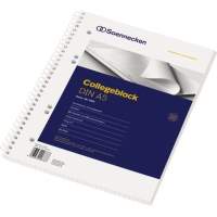 Soennecken notebook 2364 DIN A5 perforated lined 80 sheets white