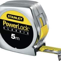 Tape measure PowerLock length 10m extra strong tape chr. Metal body Stanley