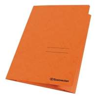 Soennecken folder 1480 DIN A4 3 flaps cardboard orange