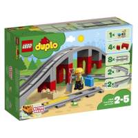 LEGO® DUPLO® Eisenbahnbrücke und Schienen, 26 Teile
