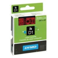 DYMO Schriftbandkassette D1 S0720720 9mmx7m schwarz auf rot