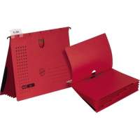 ELBA hanging file chic ULTIMATE DIN A4 red 5 pieces/pack.