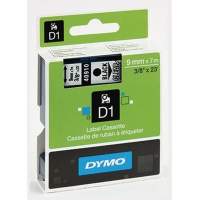 DYMO Schriftbandkassette D1 S0720670 9mmx7m schwarz auf transparent