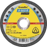 Cutting discs A 660 R Supra, D115x1mm straight, INOX, bore 22.23mm, 25 pieces