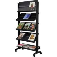 Paperflow brochure stand Uno 255N.01 5 editions mobile black